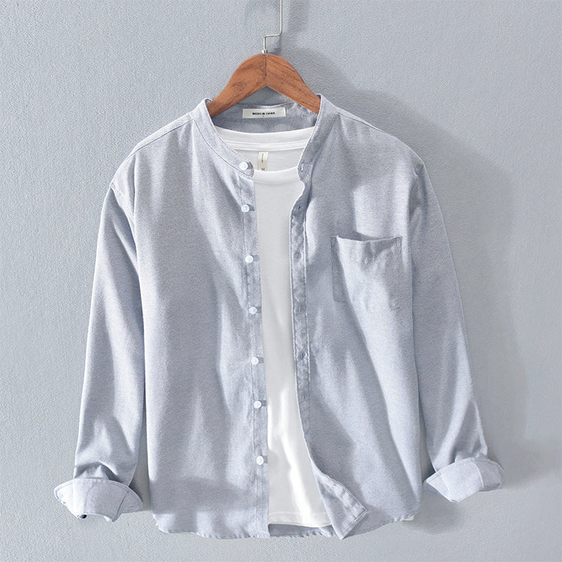Youth Solid Cotton Shirt - HabiKart