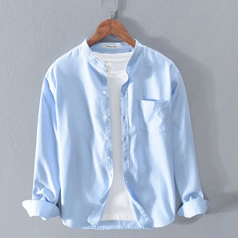 Youth Solid Cotton Shirt - HabiKart