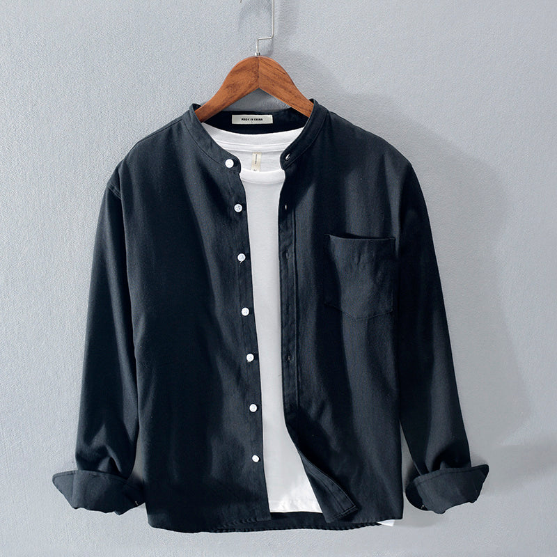 Youth Solid Cotton Shirt - HabiKart