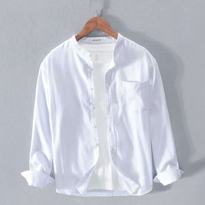 Youth Solid Cotton Shirt - HabiKart