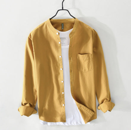 Youth Solid Cotton Shirt - HabiKart