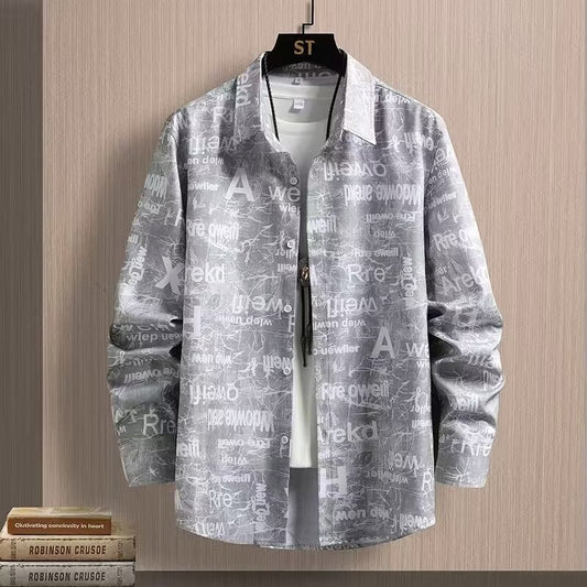 Street Style Letter Shirt - HabiKart